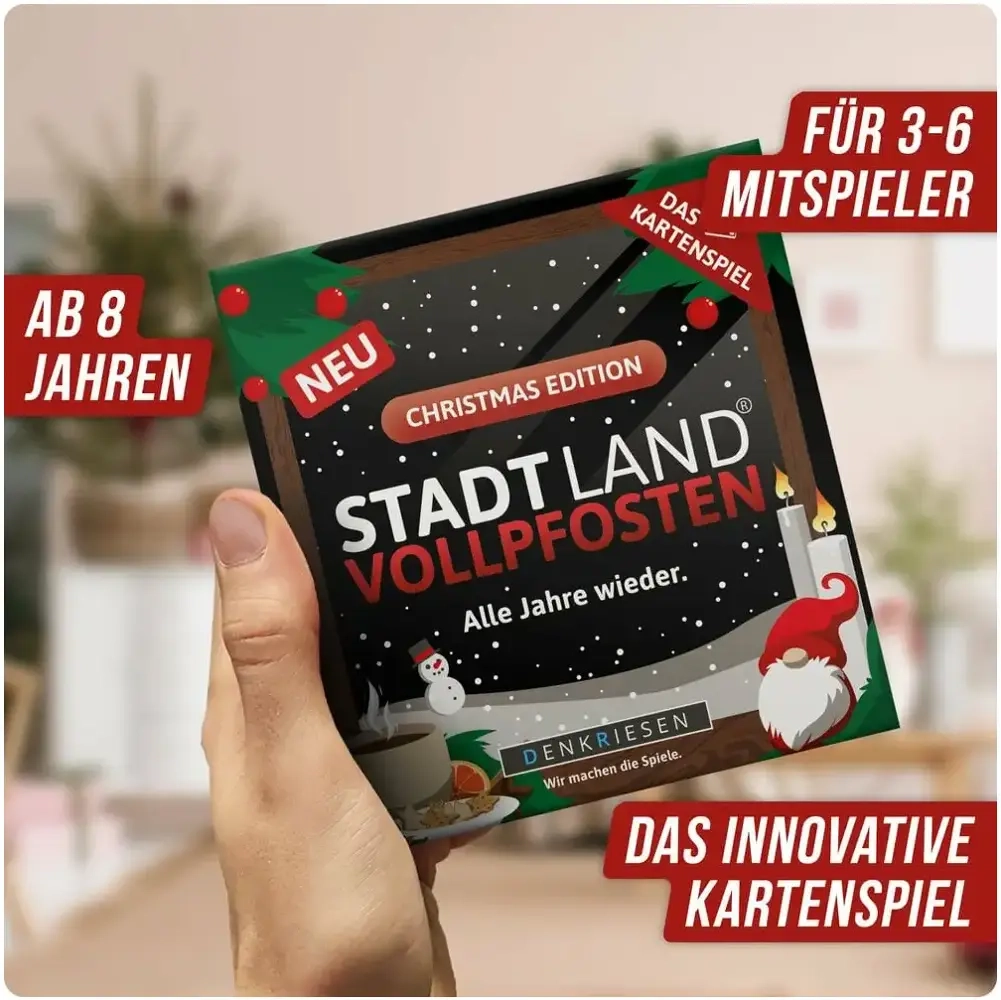 STADT LAND VOLLPFOSTEN: Das Kartenspiel – CHRISTMAS EDITION - Alle Jahre wieder