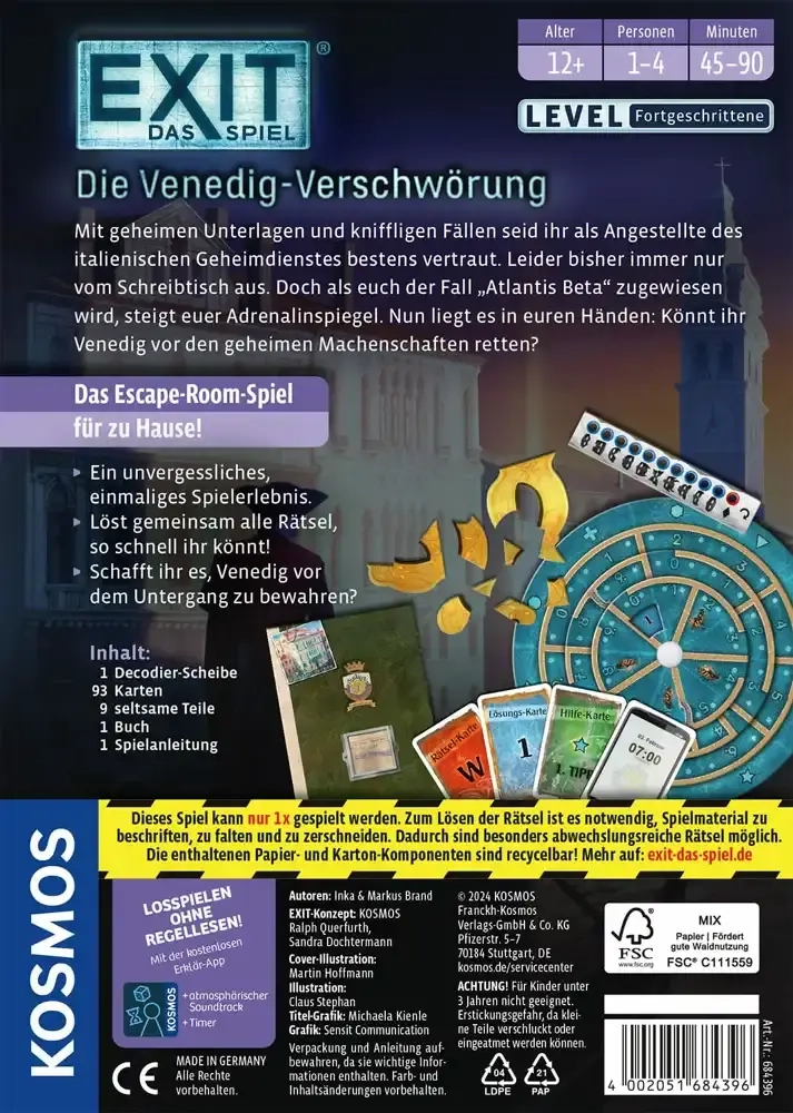 EXIT - Das Spiel - Die Venedig-Verschwörung