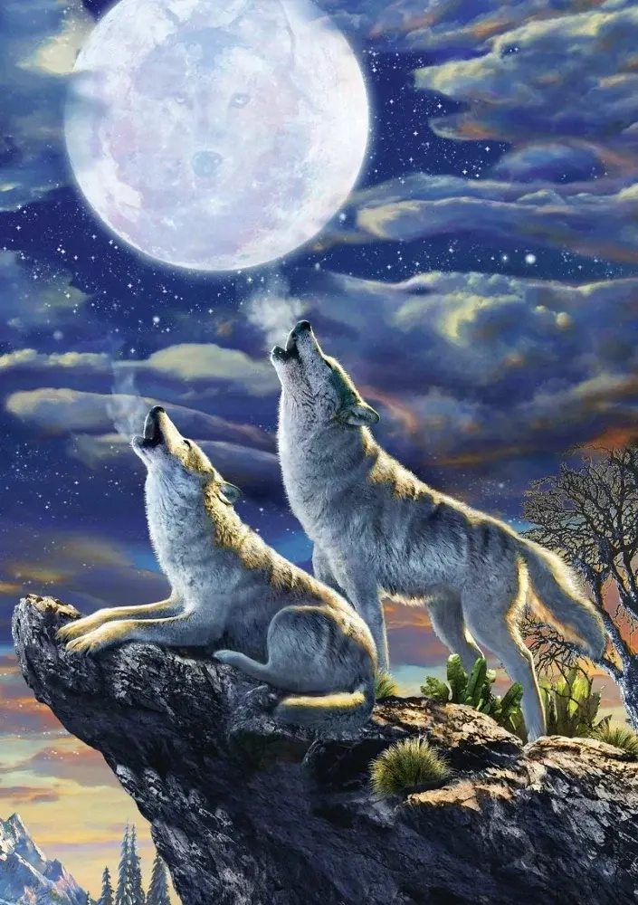 Full Moon Wolves