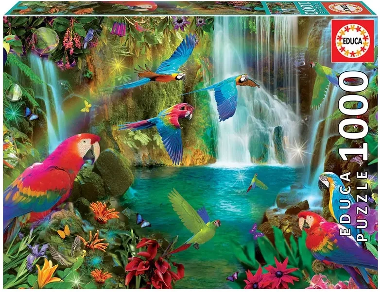 Tropical parrots