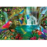 Tropical parrots