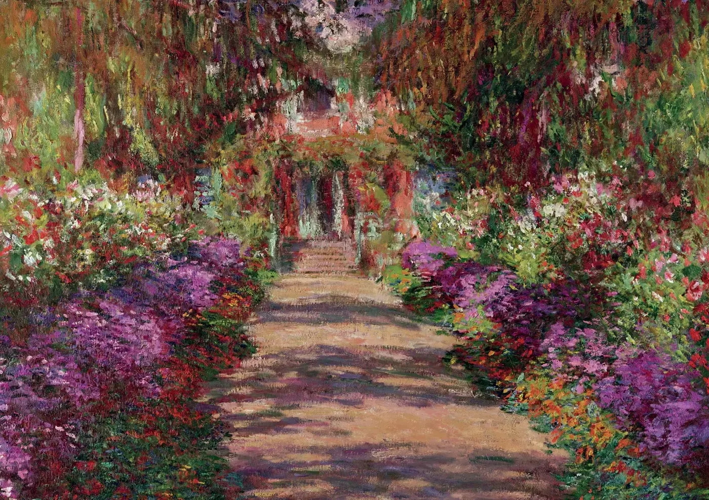 Weg in Monets Garten