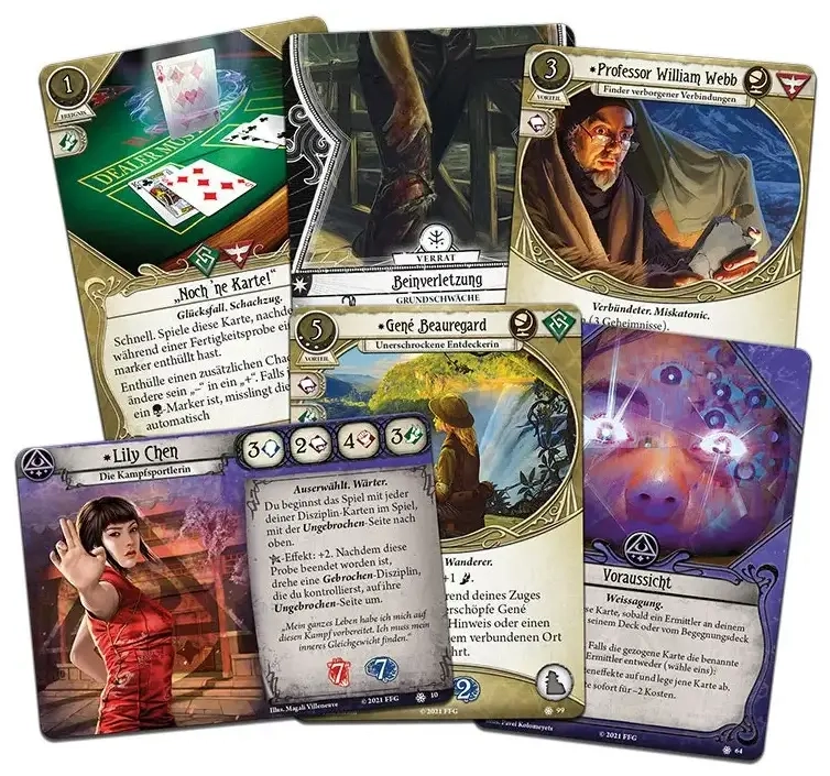 Arkham Horror - Das Kartenspiel - Am Rande der Welt - Ermittler - Erweiterung