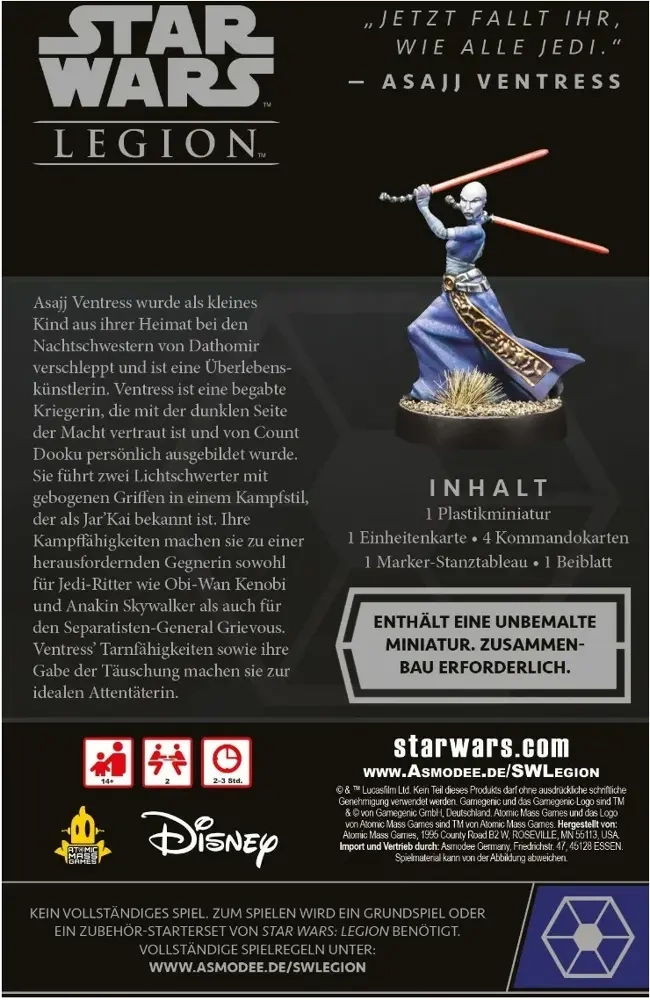 Star Wars: Legion – Asajj Ventress