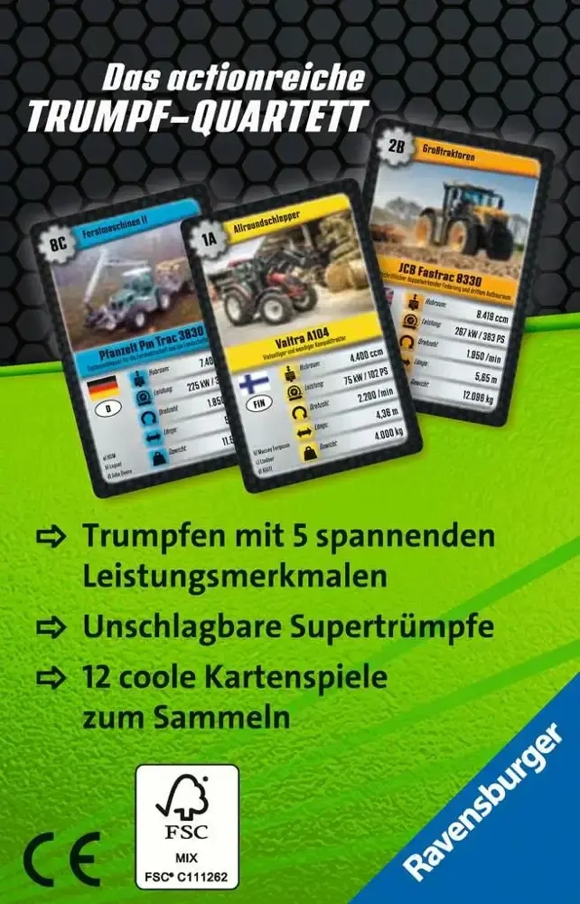 Quartett Supertrumpf Power Traktor