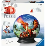 Mystische Drachen - 3D Puzzleball