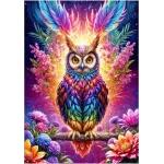 Neon Eule Owl - 2000 Teile