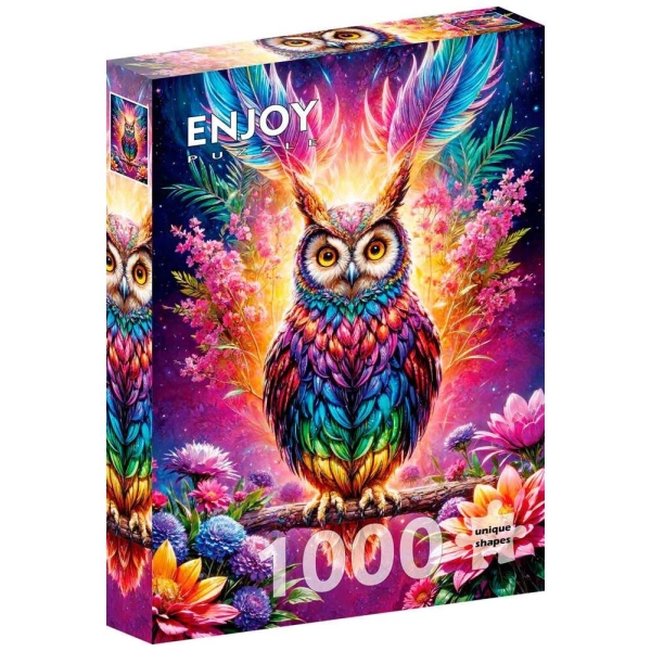 Neon Owl - 1000 Teile