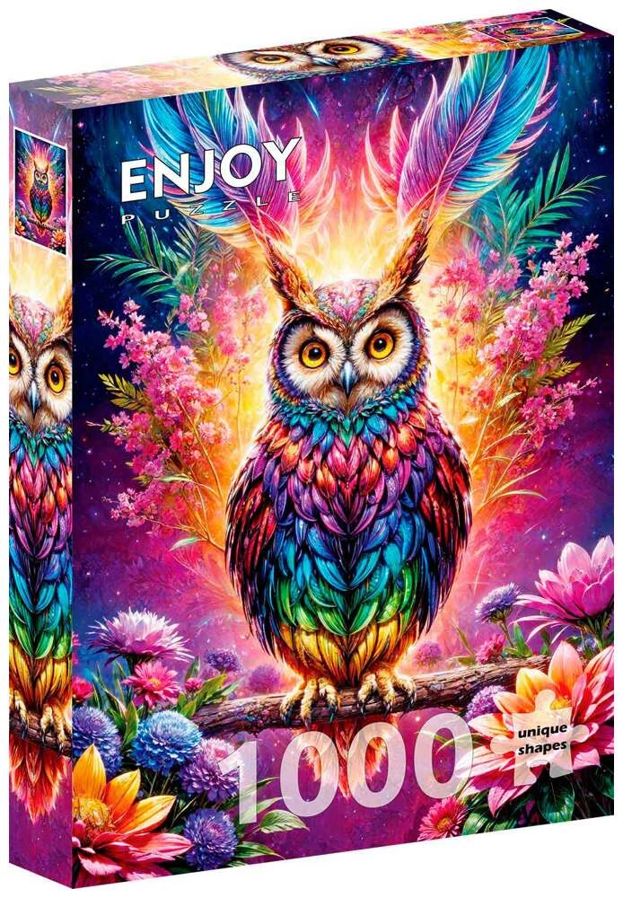 Neon Owl - 1000 Teile