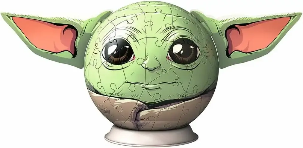 3D Puzzleball - Mandalorian Grogu mit Ohren