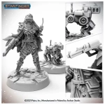 Starfinder Miniatures: Android Mechanic (with Mechanic's Drone) - EN