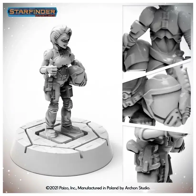 Starfinder Miniatures: Halfling Pilot - EN