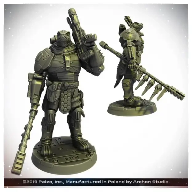 Starfinder Miniatures: Half-Orc Soldier - EN