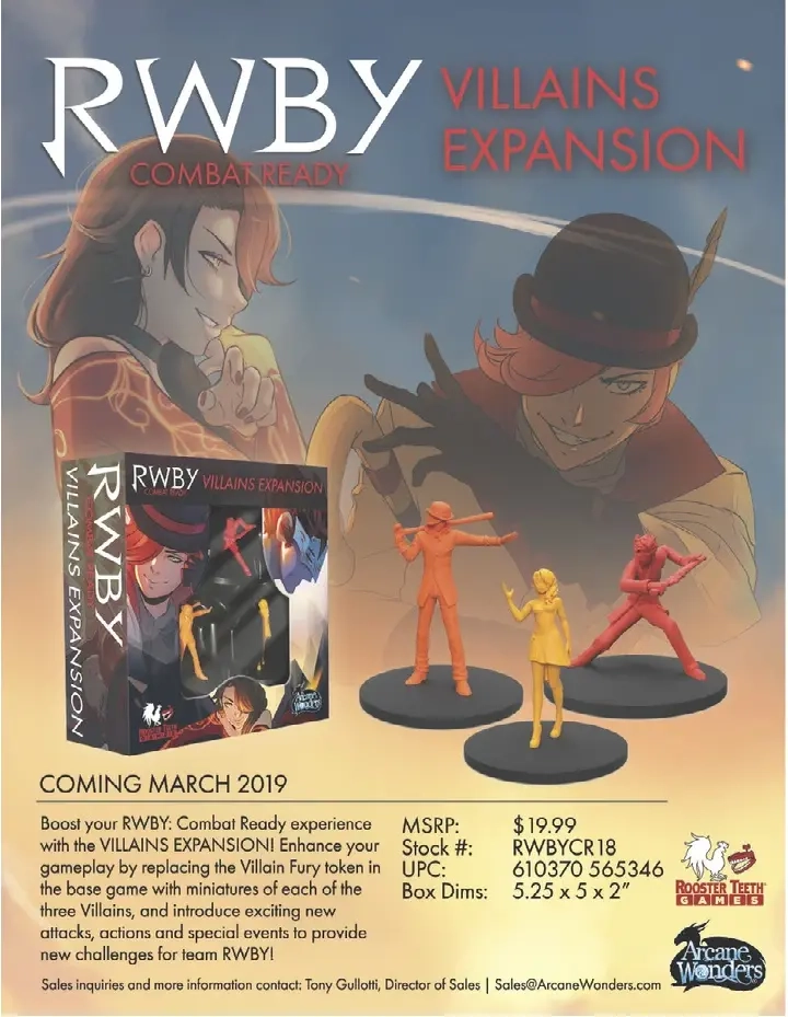 RWBY: Combat Ready - Villains Expansion - EN