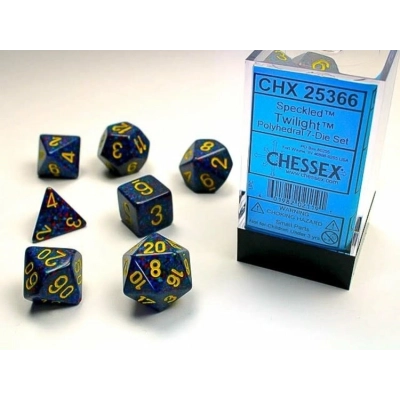 Dice Sets Twilight Speckled Polyhedral 7-Die Set