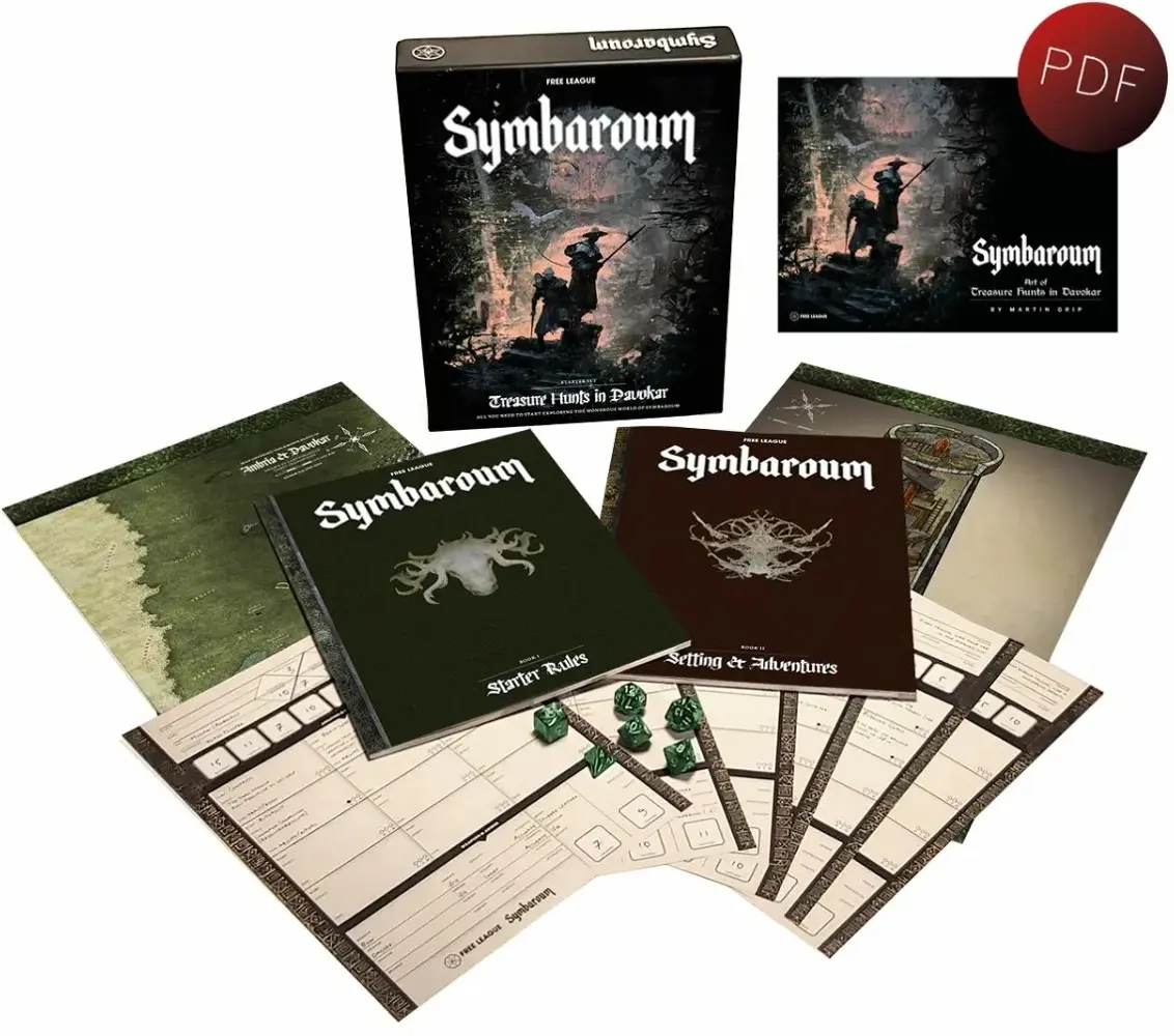 Symbaroum Starter Set - Treasure Hunts in Davokar - EN