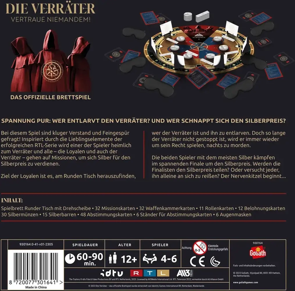 Die Verräter Boardgame RTL