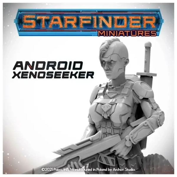 Starfinder Miniatures: Android Xenoseeker - EN