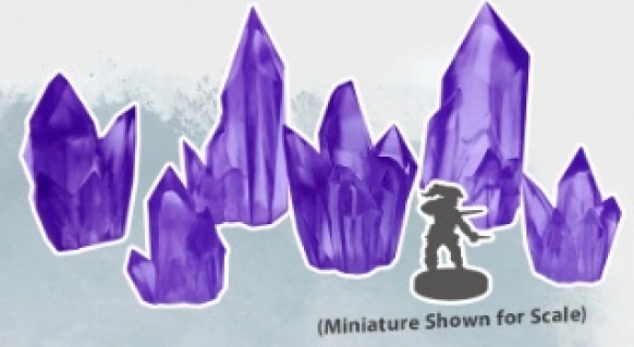 Monster Scenery Amethyst Crystals