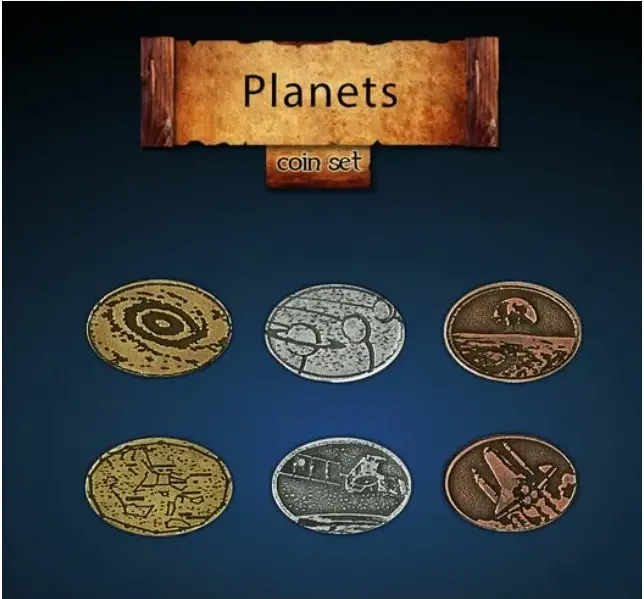 Planets Coin Set (24)