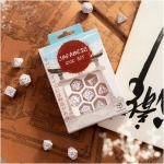 Japanese Dice Set Blue Star Lotus