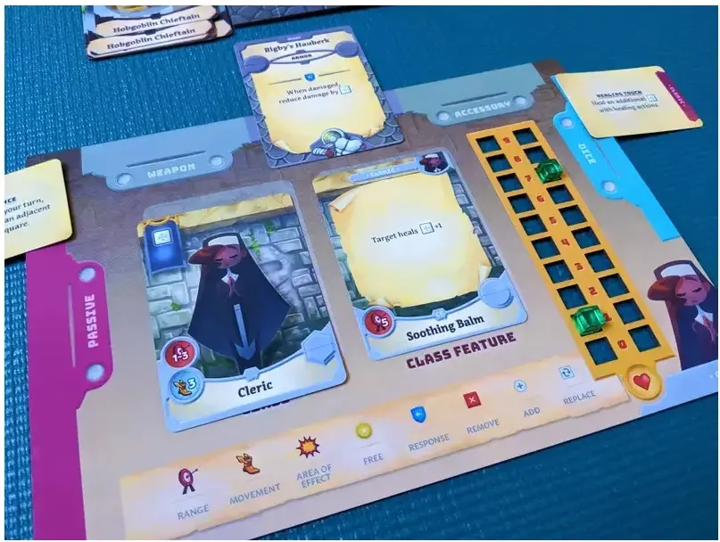 Adventure Tactics Domiannes Tower Player Board Promo - EN