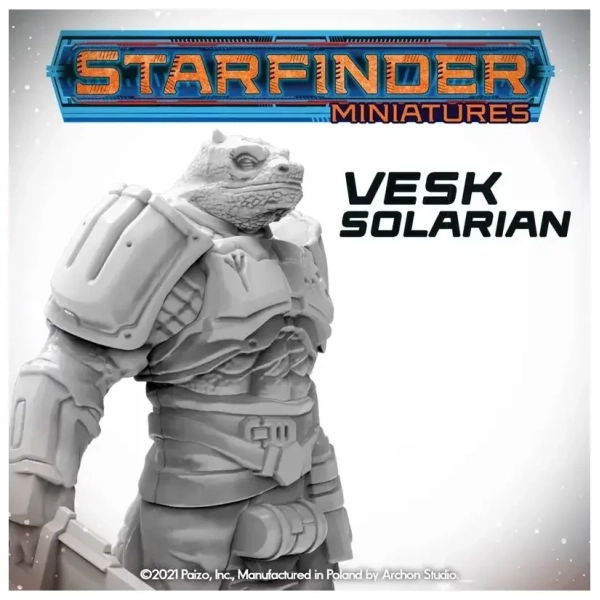 Starfinder Miniatures: Vesk Solarian - EN