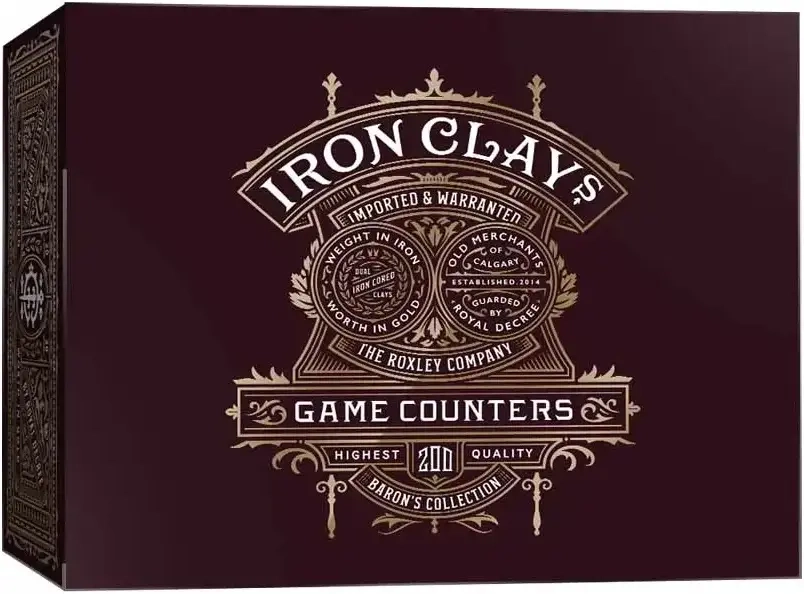 Iron Clays 200 Printed Box with Chips - EN