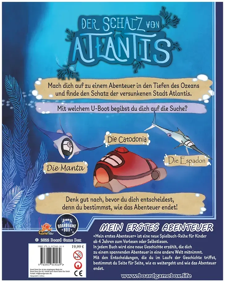 Mein erstes Abenteuer - Der Schatz von Atlantis (Empfehlungsliste 2023 KdJ)