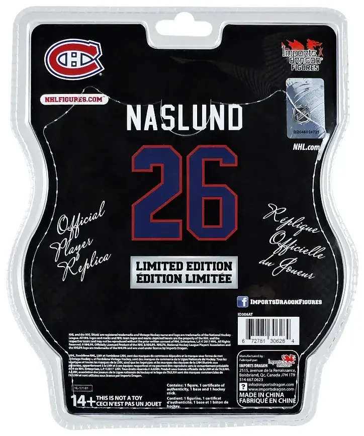 NHL Figur Mats Naslund Limited Edition Vintage Ed.