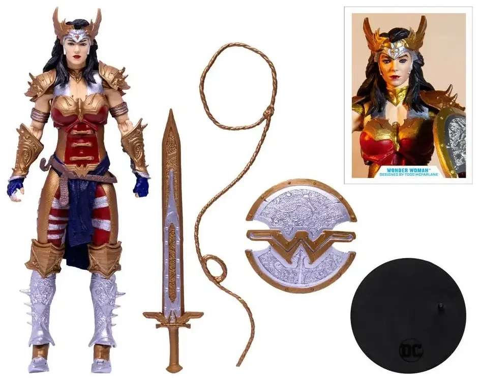 DC Multiverse Actionfigur Wonder Woman Designed by Todd McFarlane (Gold Label) 18 cm