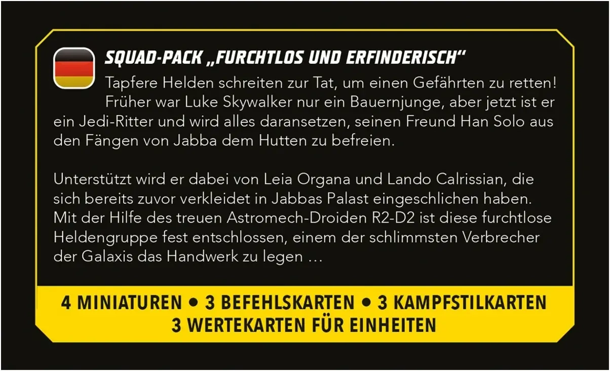 Fearless and Inventive Squad Pack (“Furchtlos und erfinderisch”)