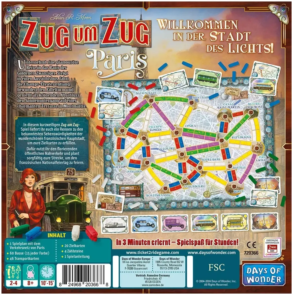 Zug um Zug: Paris