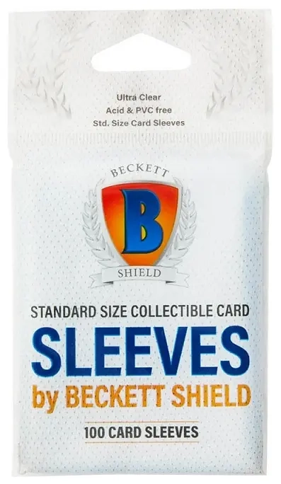 Beckett Shield Standard Card Sleeves (63x88mm) - (100 Sleeves)