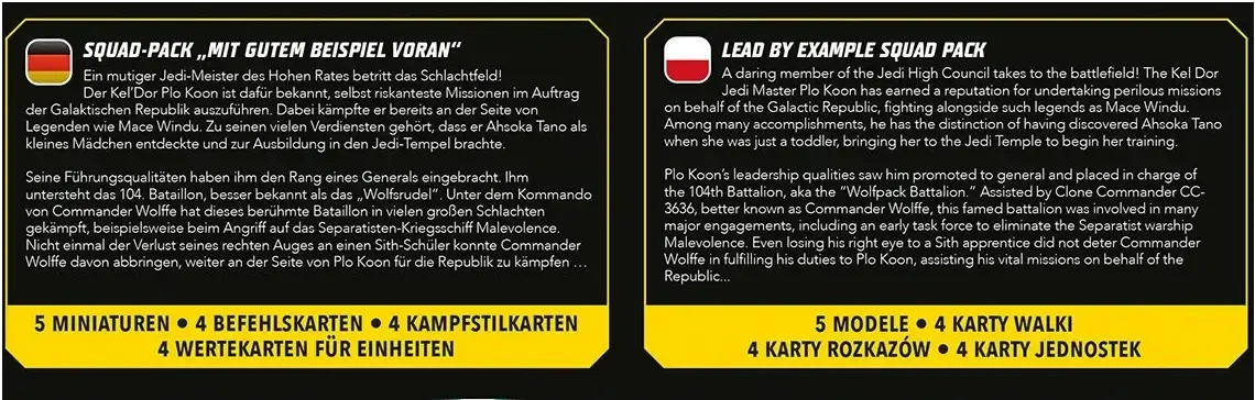 Star Wars: Shatterpoint – Lead by Example Squad Pack (“Mit gutem Beispiel voran”)