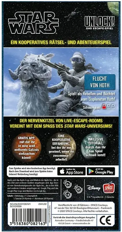 Unlock! - Star Wars – Flucht von Hoth (Einzelszenario)