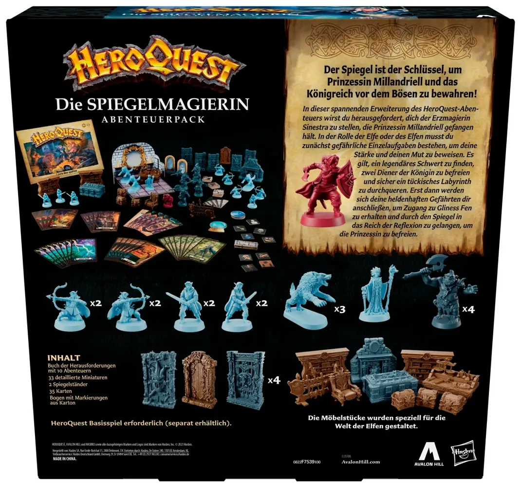 Heroquest - Die Spiegelmagierin Abenteuerpack Erweiterung