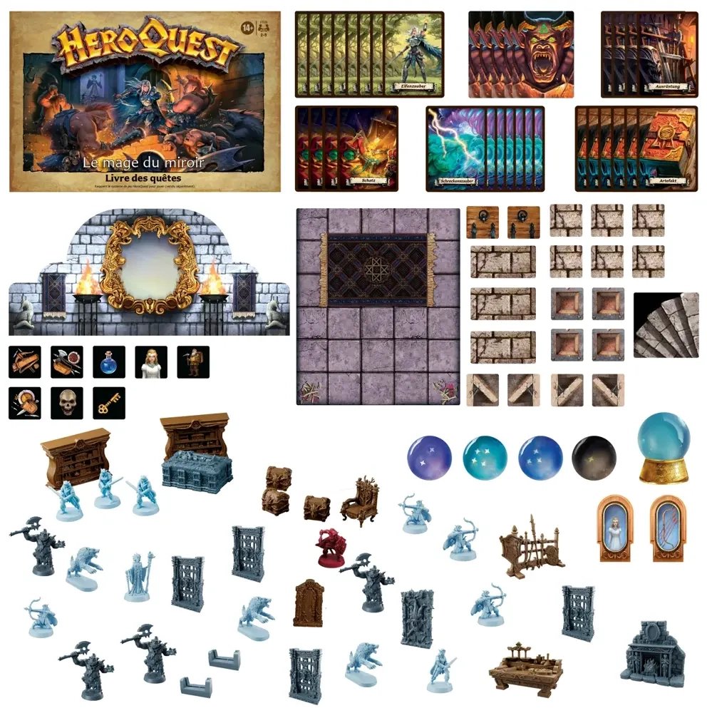 Heroquest - Die Spiegelmagierin Abenteuerpack Erweiterung