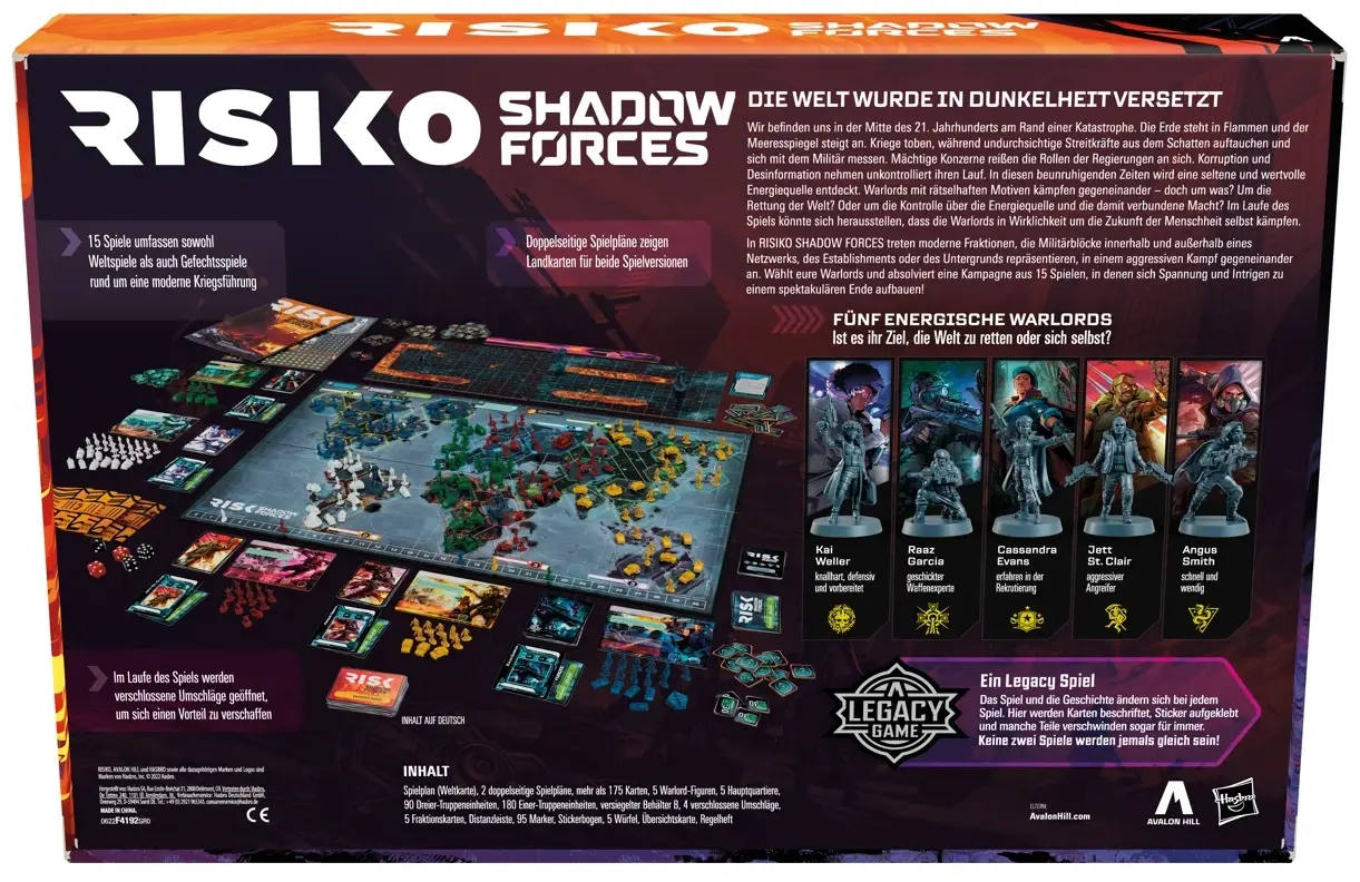 Risiko Brettspiel Shadow Forces