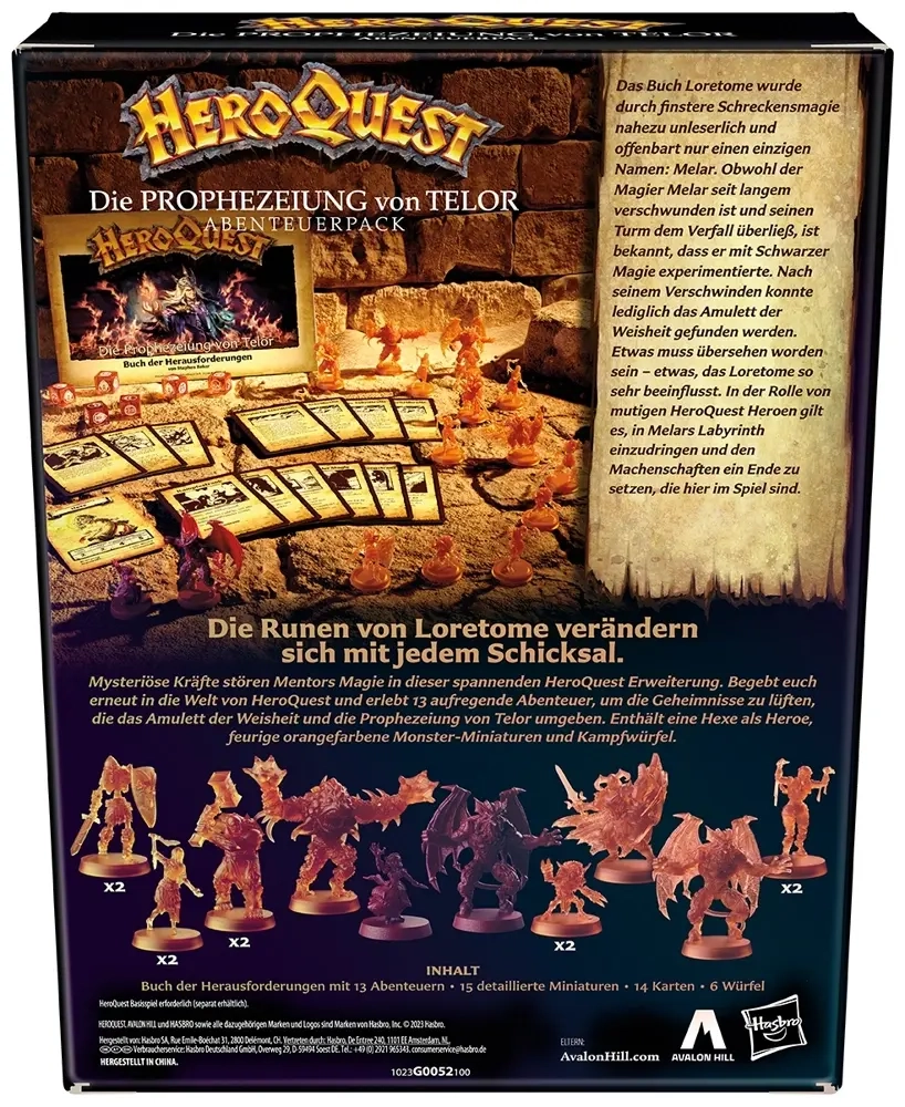 HeroQuest - Die Prophezeiung von Telor Abenteuerpack