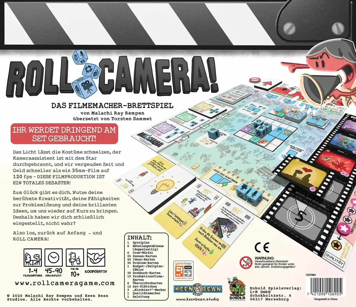 Roll Camera! Das Filmemacher Brettspiel