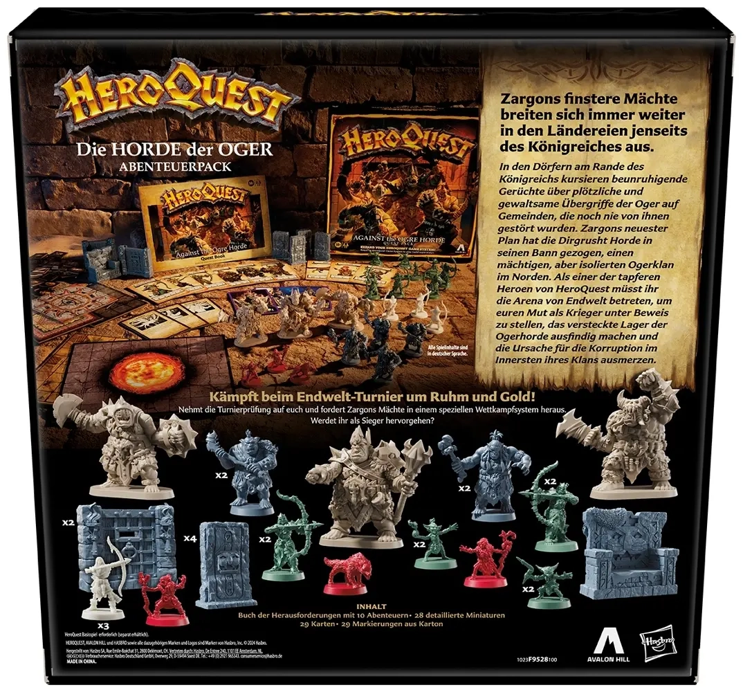 Heroquest - Die Horde der Oger Abenteuerpack - DE