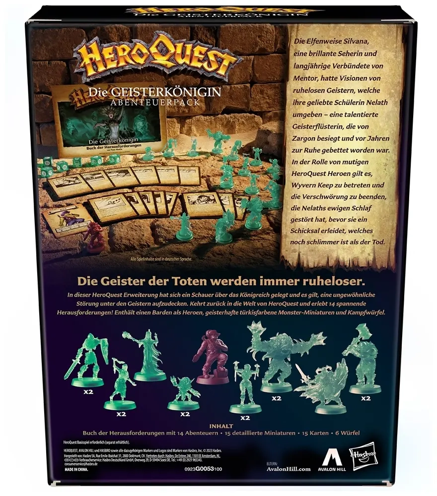 HeroQuest Brettspiel- Die Geisterkönigin Abenteuerpack