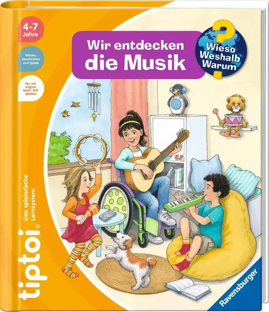 Tiptoi Wieso? Weshalb? Warum? Wir entdecken die Musik, Lernbuch