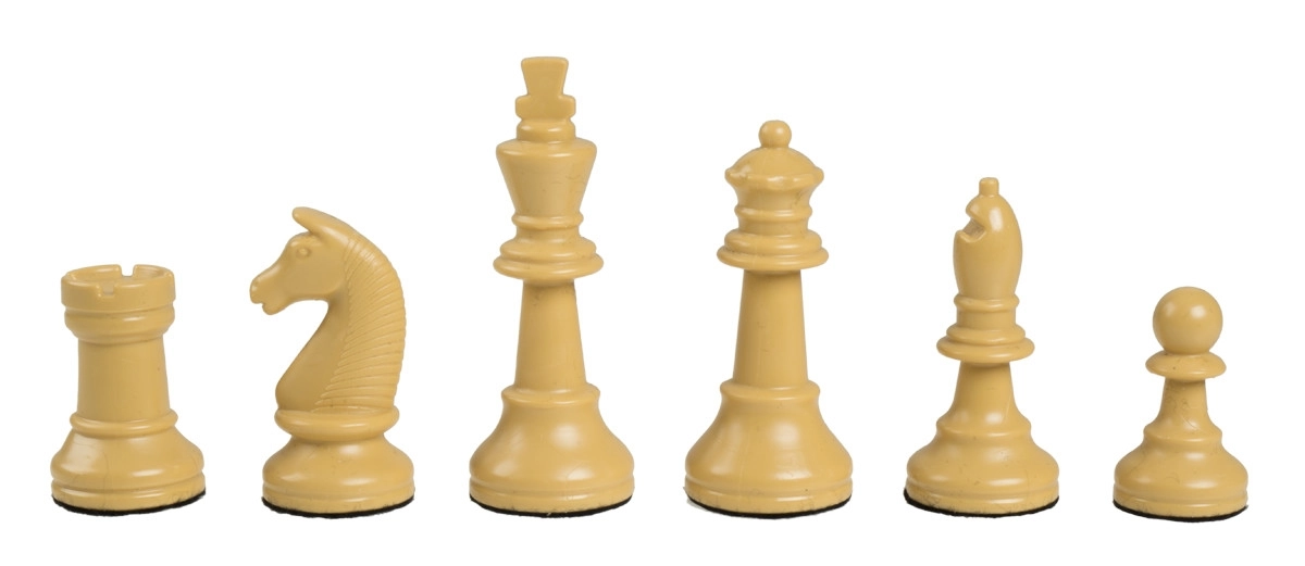 Schachfiguren German Beige - 93mm