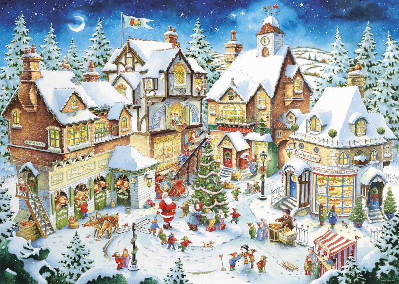 Ravensburger 50-jähriges Jubiläum: Weihnachtsdorf - Limited Edition