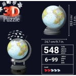 3D Puzzle - Globus mit Beleuchtung