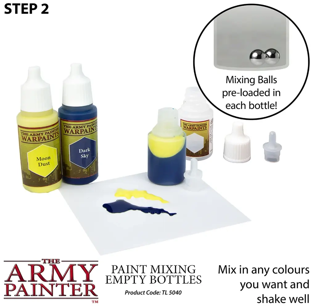 Paint Mixing Empty Bottles 12ml