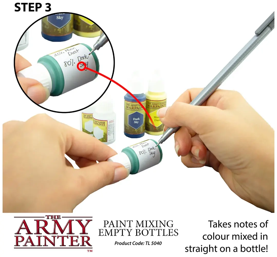 Paint Mixing Empty Bottles 12ml