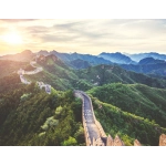 Chinesische Mauer im Sonnenlicht